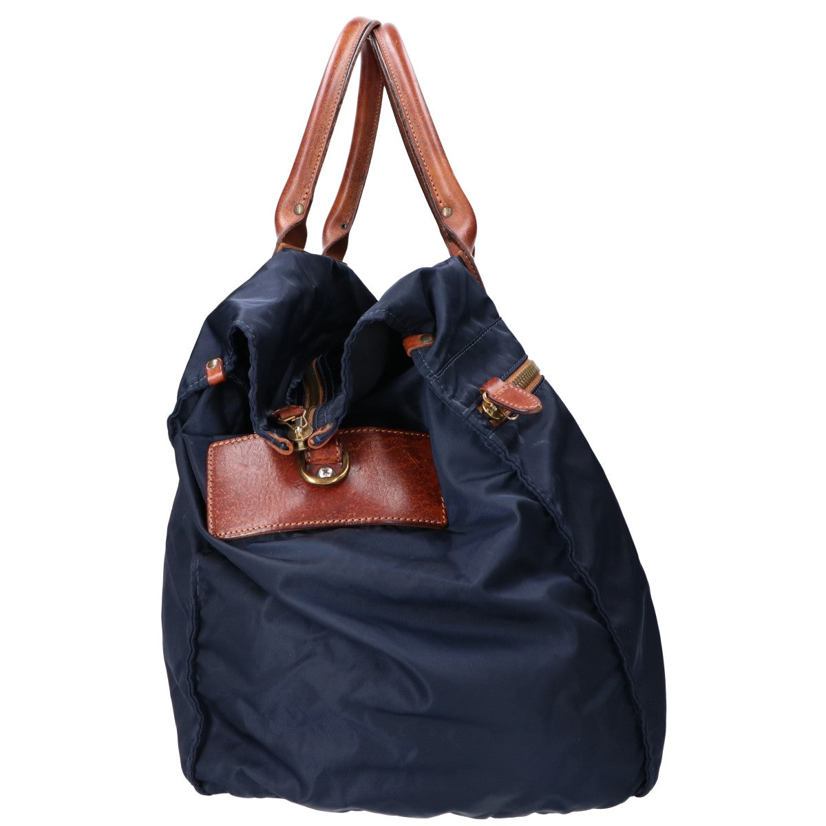 Felisi P3 Nylon Leather 2-Way Duffle Bag Size ONE SIZE
