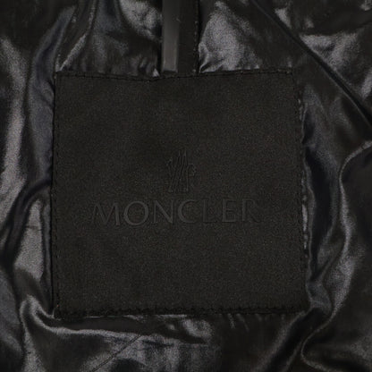 MONCLER AMBOISE Front Logo Hooded Nylon Jacket Black Size 3