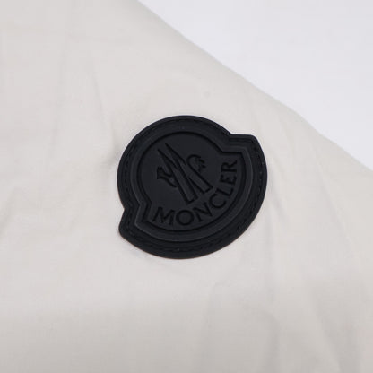 MONCLER 23 Aberden Embossed Logo Hooded Coat Grey Size 0
