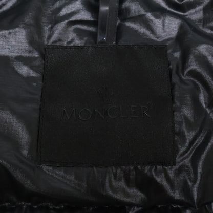 MONCLER 23 Aberden Embossed Logo Hooded Coat Grey Size 0