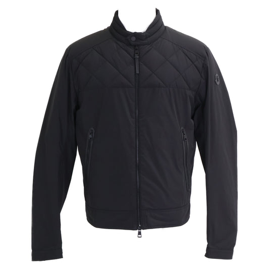 MONCLER VIVIES Quilted Panel Down Jacket Black Size 2