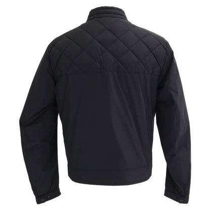 MONCLER VIVIES Quilted Panel Down Jacket Black Size 2