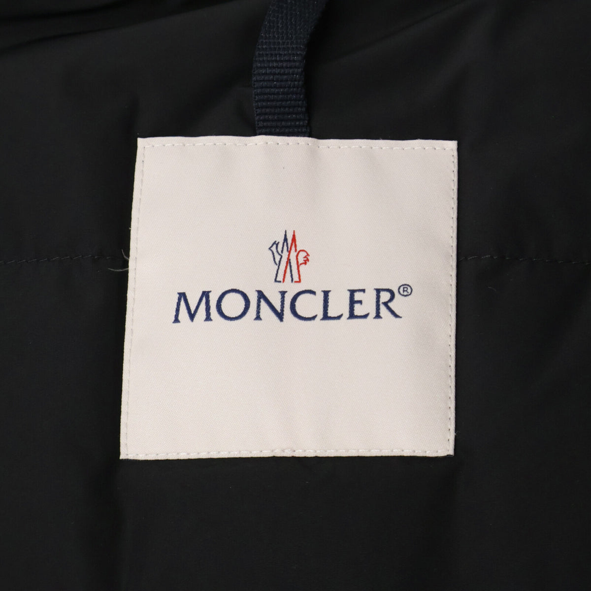 MONCLER VIVIES Quilted Panel Down Jacket Black Size 2