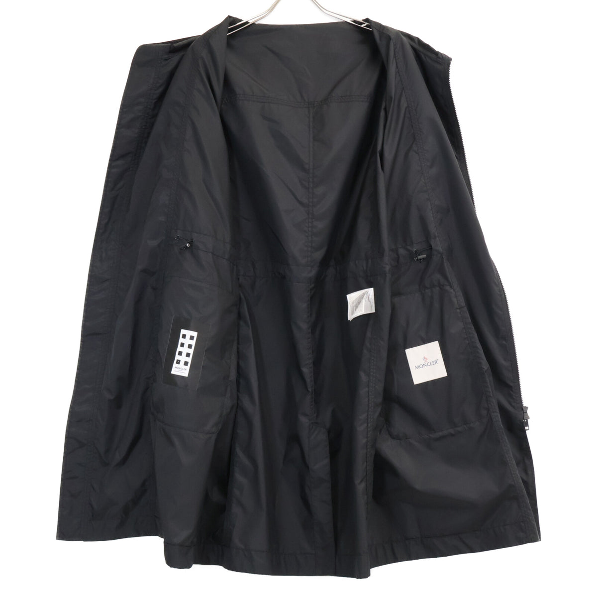 MONCLER GENIUS 7 x FRAGMENT FENNEL Hooded Coat Black Size 1