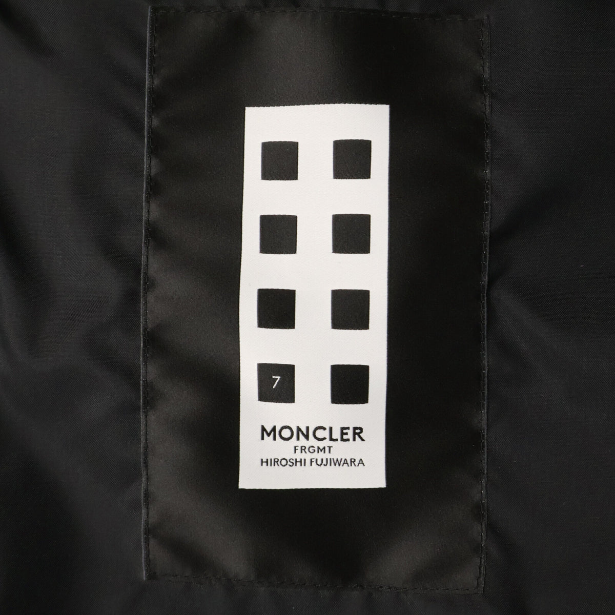 MONCLER GENIUS 7 x FRAGMENT FENNEL Hooded Coat Black Size 1