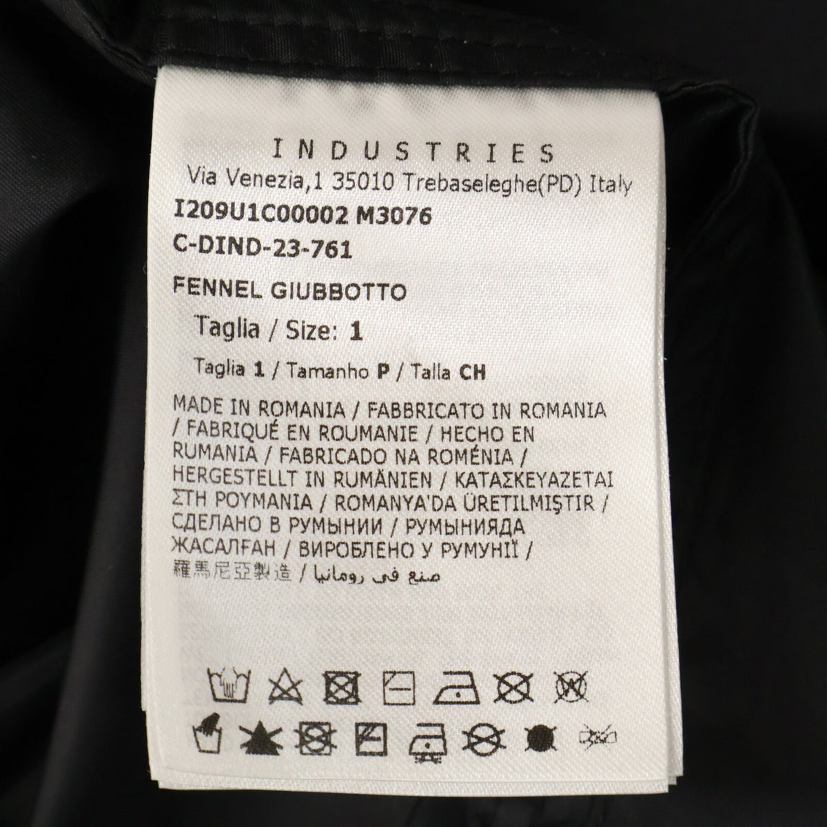 MONCLER GENIUS 7 x FRAGMENT FENNEL Hooded Coat Black Size 1