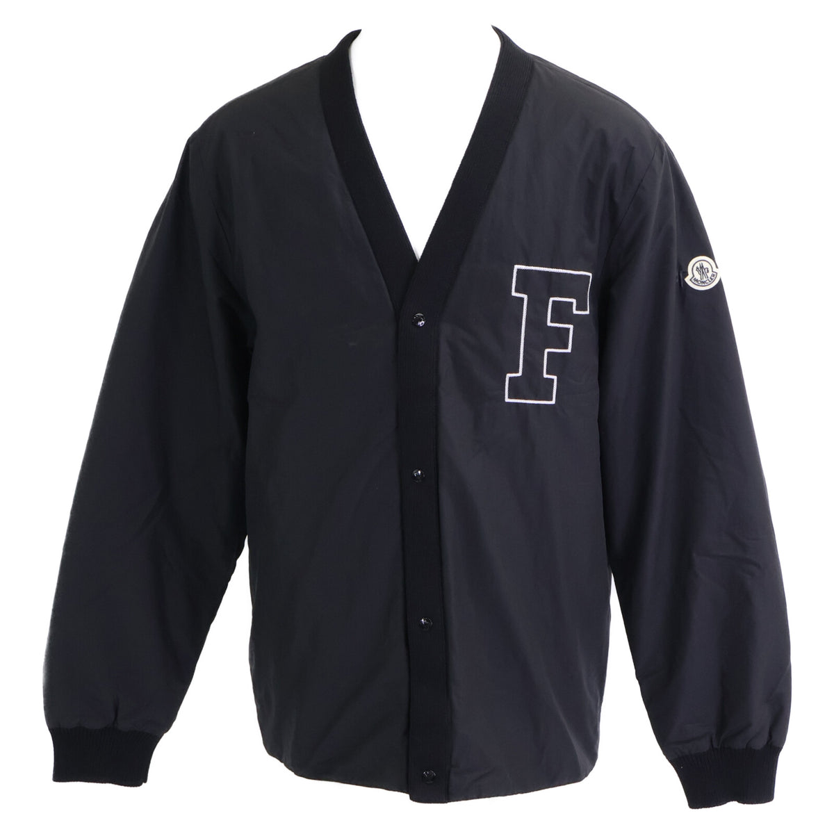 MONCLER GENIUS 7 FRAGMENT ANISE Logo Jacket Black Size 3