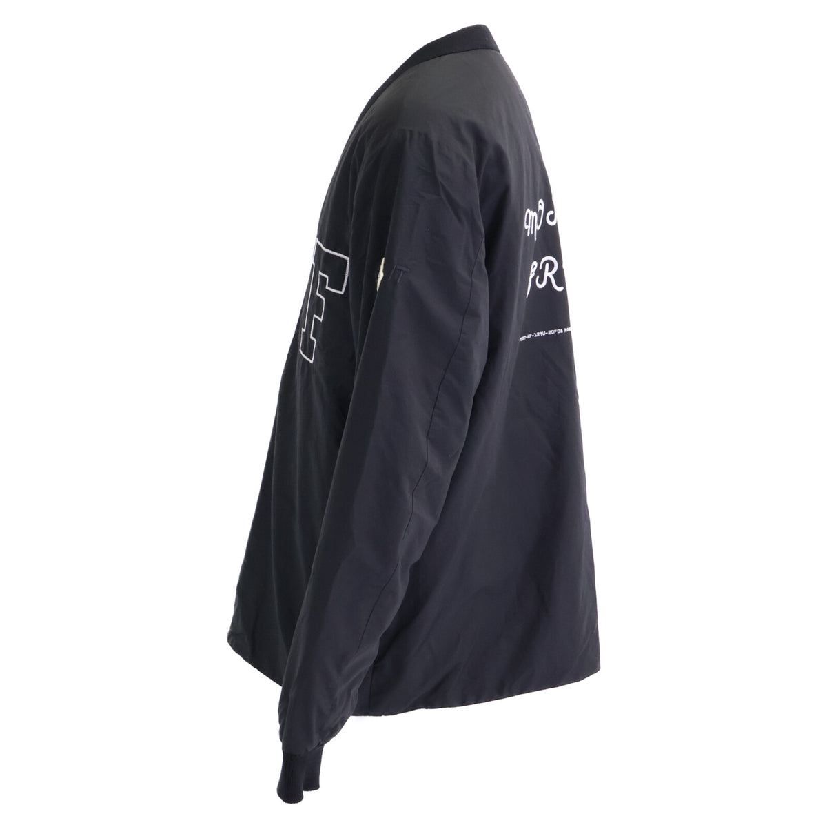 MONCLER GENIUS 7 FRAGMENT ANISE Logo Jacket Black Size 3