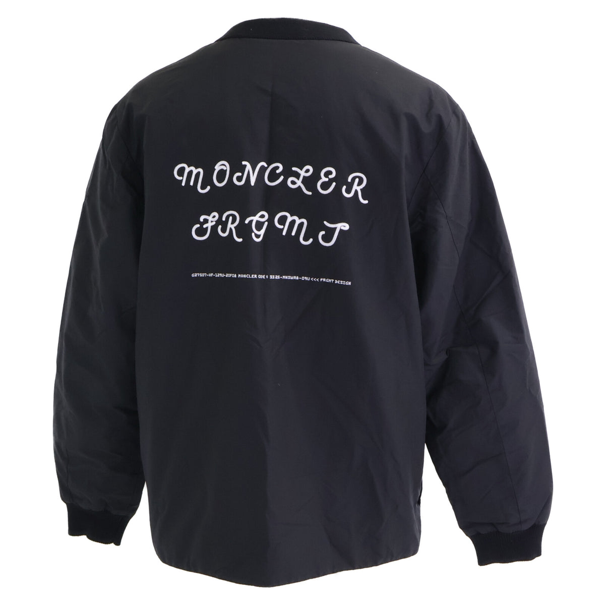 MONCLER GENIUS 7 FRAGMENT ANISE Logo Jacket Black Size 3
