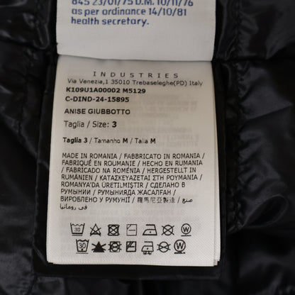 MONCLER GENIUS 7 FRAGMENT ANISE Logo Jacket Black Size 3