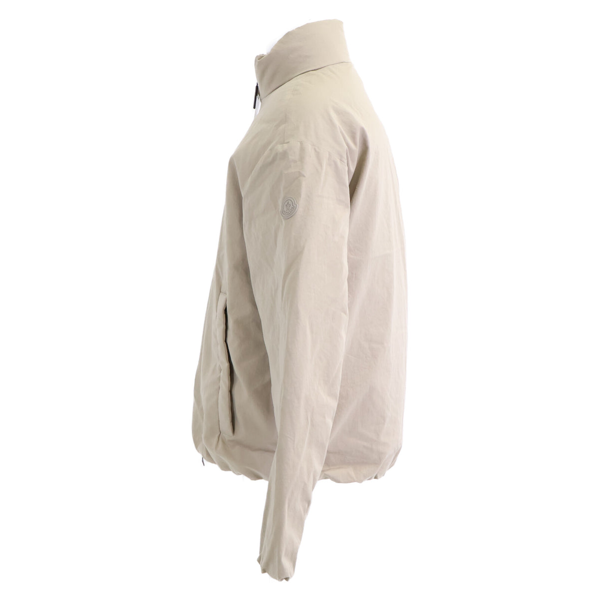 MONCLER NIBLES '24 Rubber Logo Patch Jacket Beige Size 3