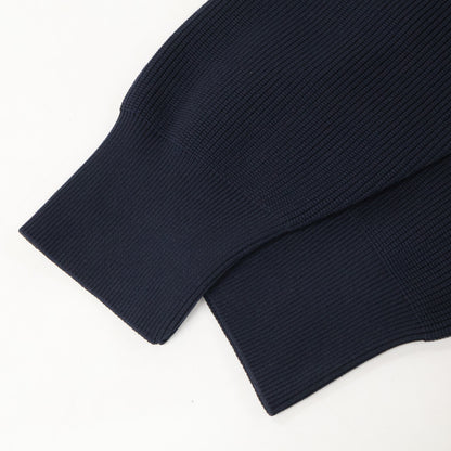 MONCLER GRENOBLE Nylon/Knit Hybrid Jacket Black/Navy Size M
