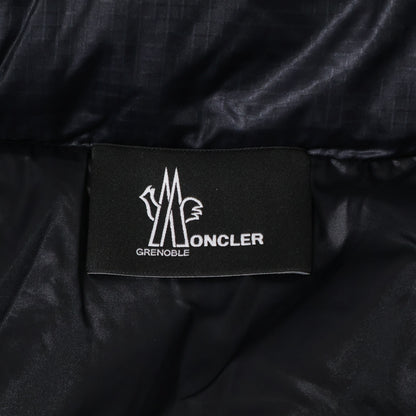 MONCLER GRENOBLE Nylon/Knit Hybrid Jacket Black/Navy Size M