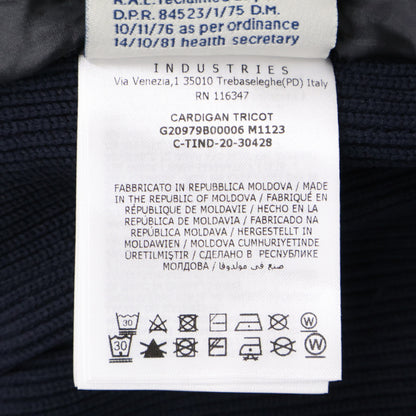 MONCLER GRENOBLE Nylon/Knit Hybrid Jacket Black/Navy Size M
