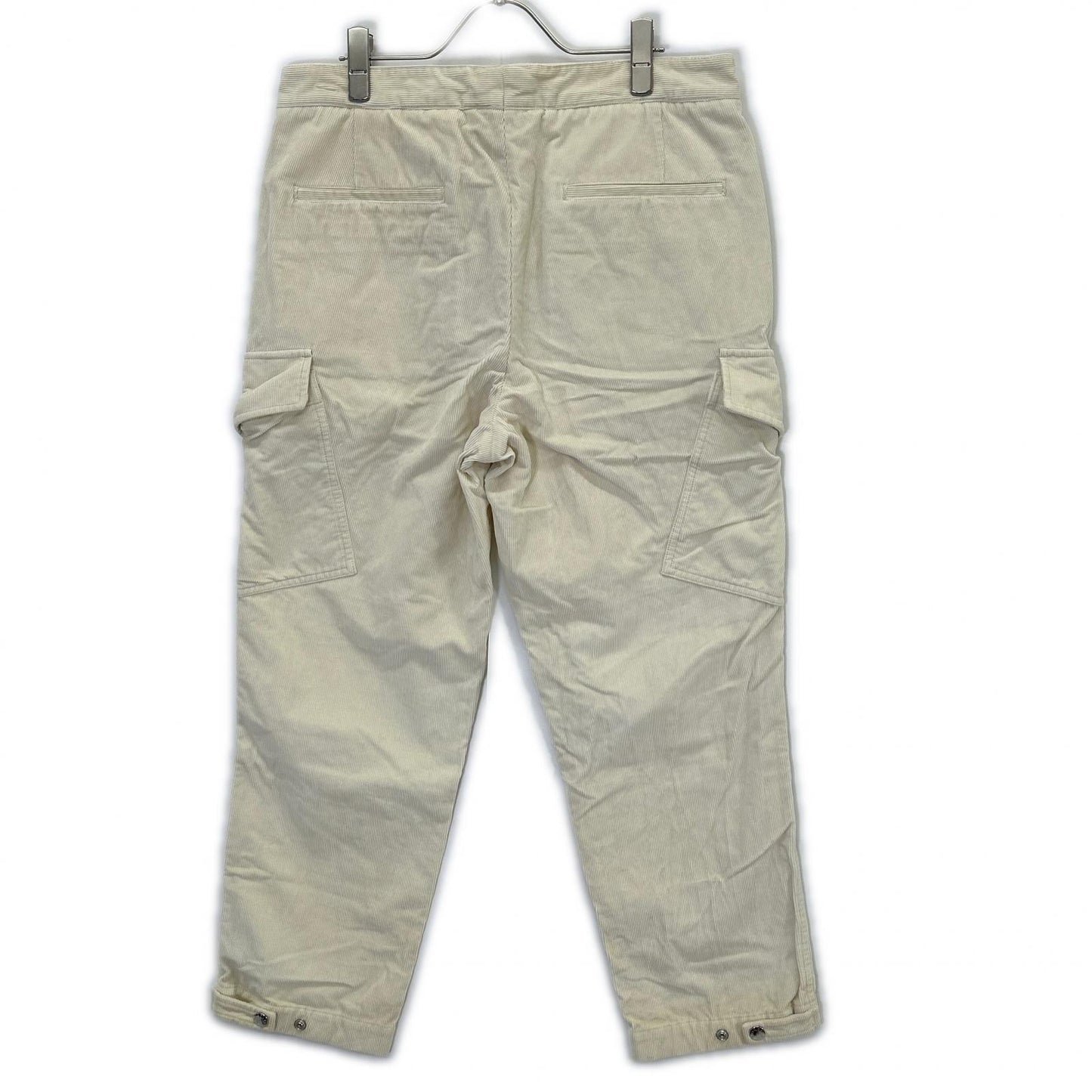 MONCLER Genius 1952 Ivory Corduroy Cargo Pants Size 46
