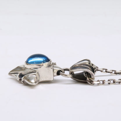 ARMS 925 Silver Feather Pendant Necklace Size ONE SIZE