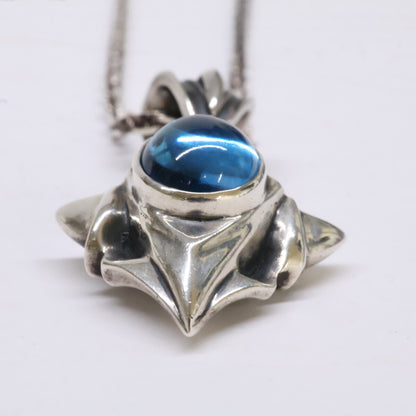 ARMS 925 Silver Feather Pendant Necklace Size ONE SIZE