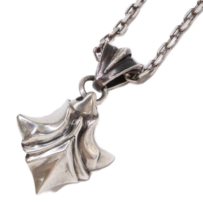 ARMS 925 Silver Feather Pendant Necklace Size ONE SIZE