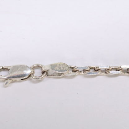 ARMS 925 Silver Feather Pendant Necklace Size ONE SIZE