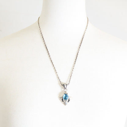 ARMS 925 Silver Feather Pendant Necklace Size ONE SIZE