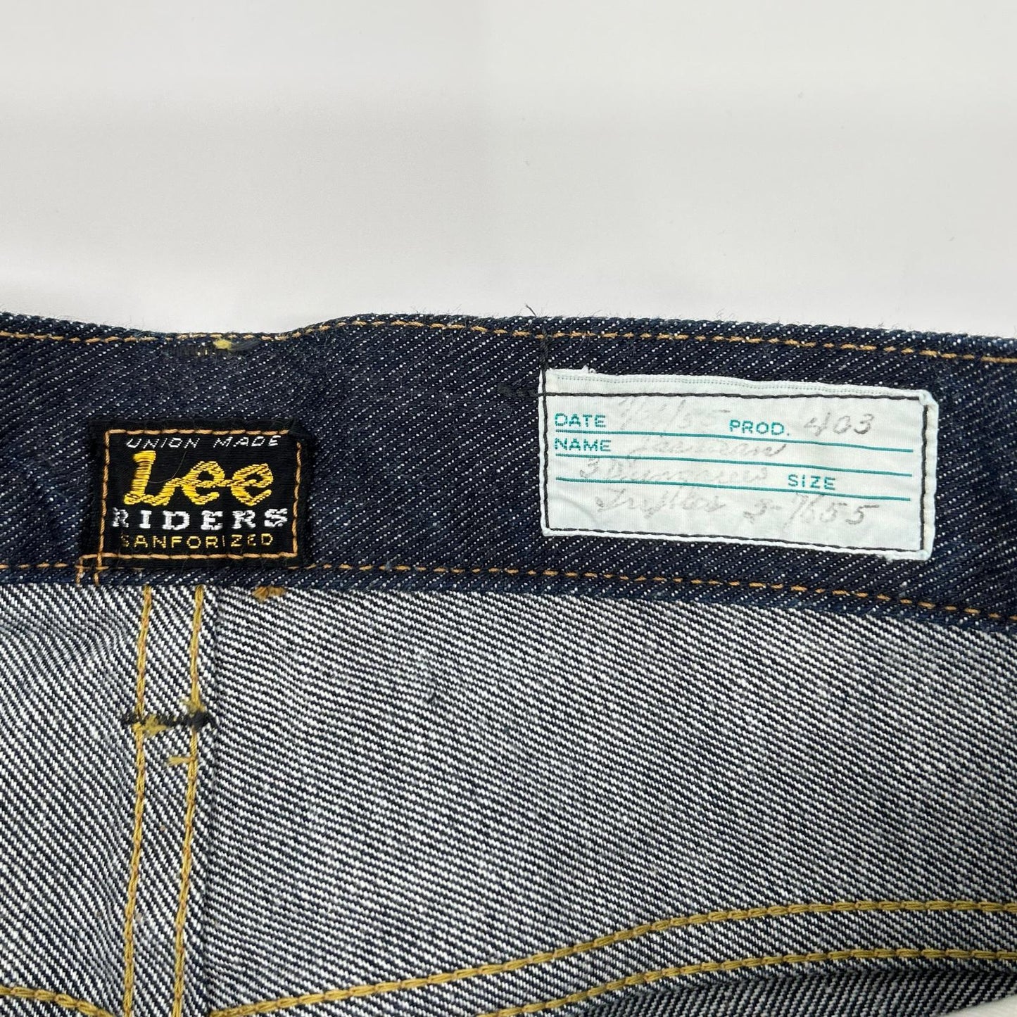 Lee Archives 101-Z 1955 James Dean Indigo Jeans Size 31