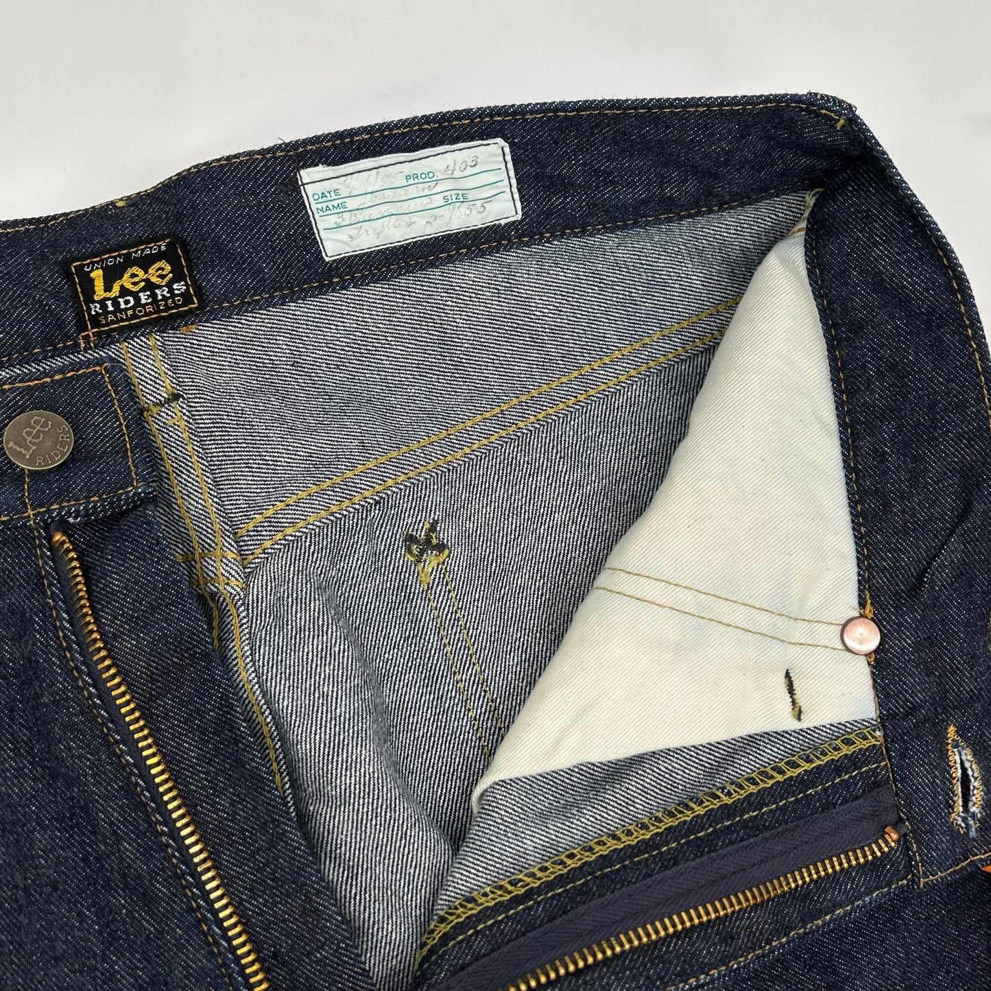 Lee Archives 101-Z 1955 James Dean Indigo Jeans Size 31