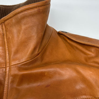 AVIREX Brown Horsehide Leather Jacket Size M