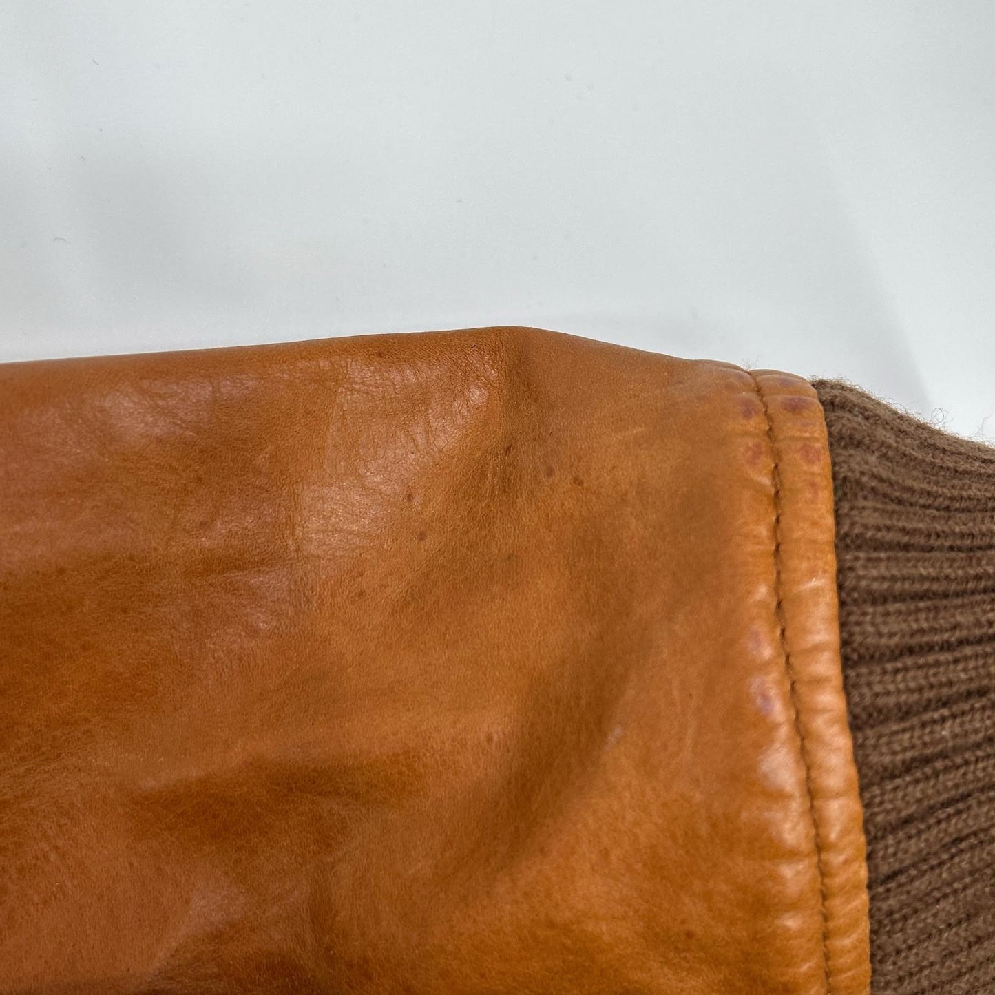 AVIREX Brown Horsehide Leather Jacket Size M