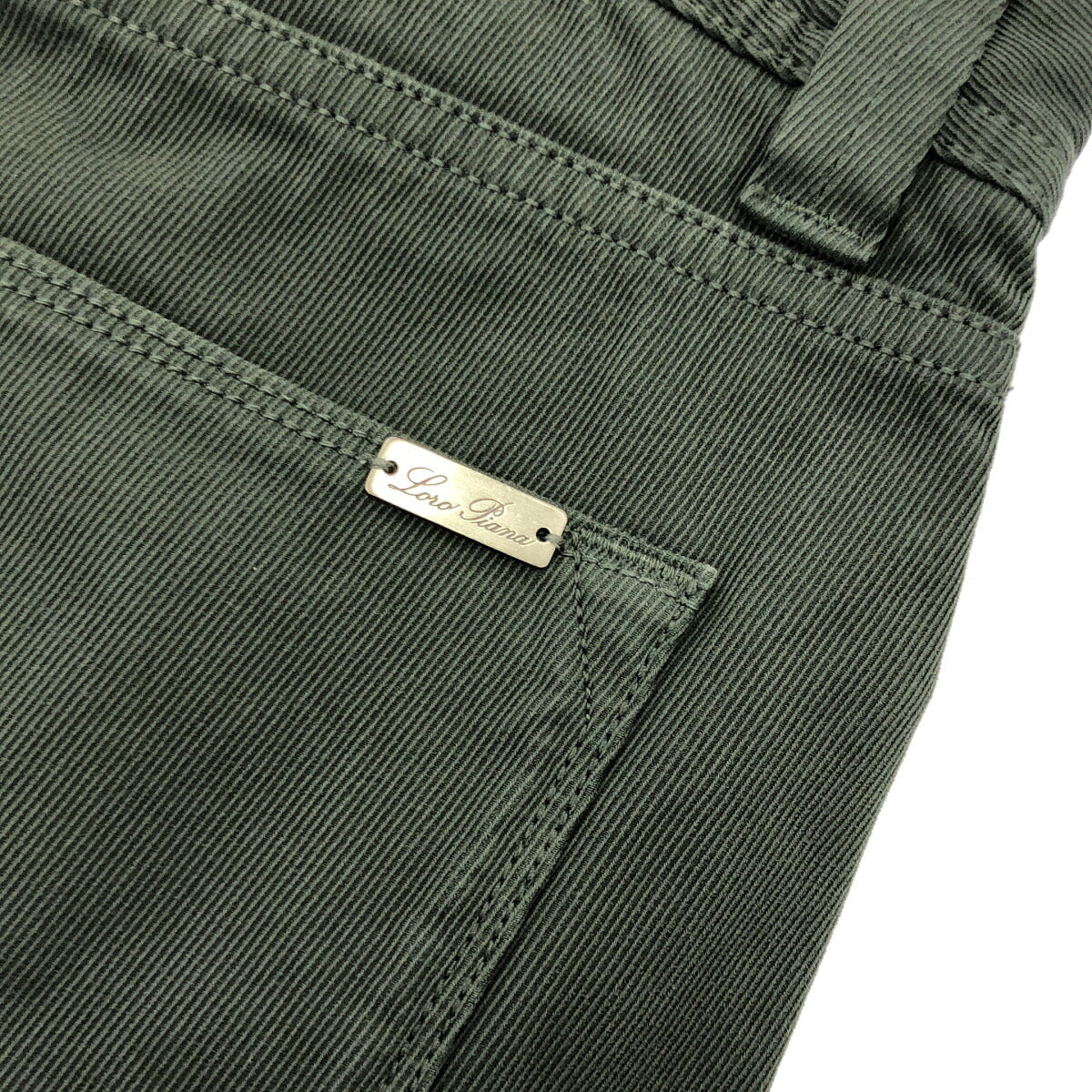 Loro Piana Khaki 5-Pocket Regular Pants Size 32