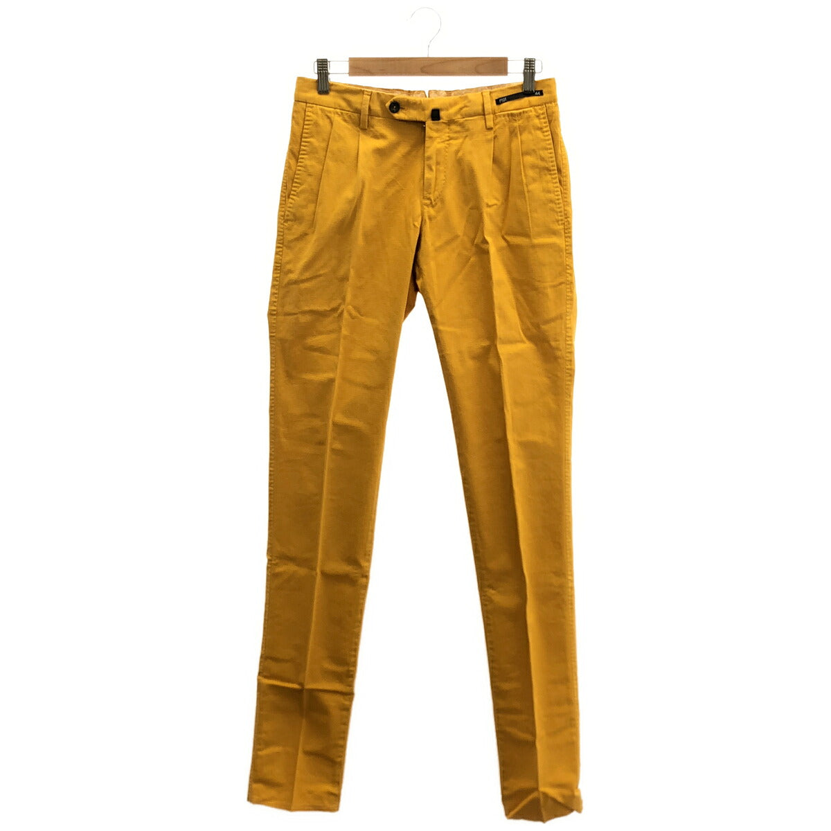 PT01 Yellow Stretch Slim Fit Pants Size 44
