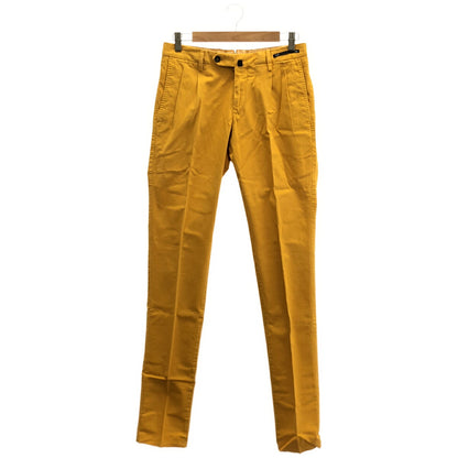 PT01 Yellow Stretch Slim Fit Pants Size 44