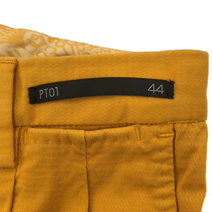 PT01 Yellow Stretch Slim Fit Pants Size 44