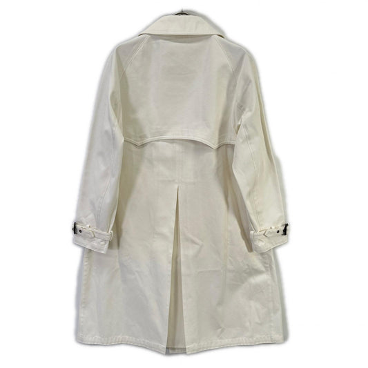 Sealup 11414/96191 White Cotton Trench Coat Size 46