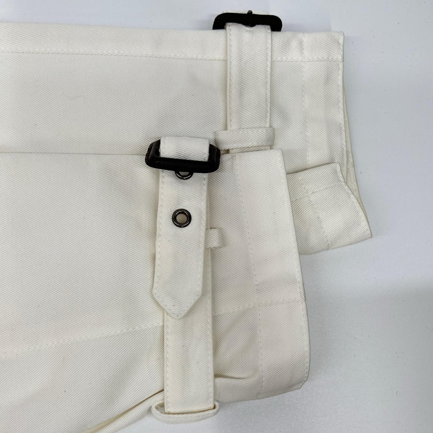 Sealup 11414/96191 White Cotton Trench Coat Size 46