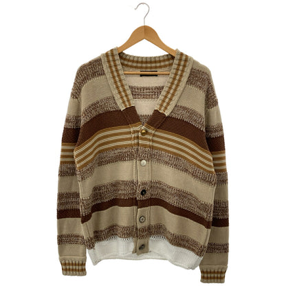 Gabriele Pasini Beige/Brown Cotton Cardigan Size M