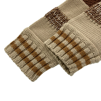 Gabriele Pasini Beige/Brown Cotton Cardigan Size M
