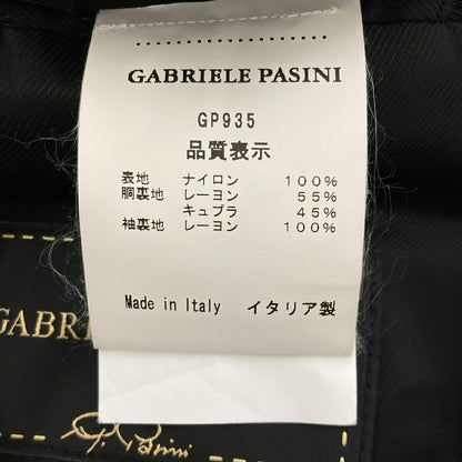 Gabriele Pasini Khaki Camo Stand Collar Nylon Coat Size 48