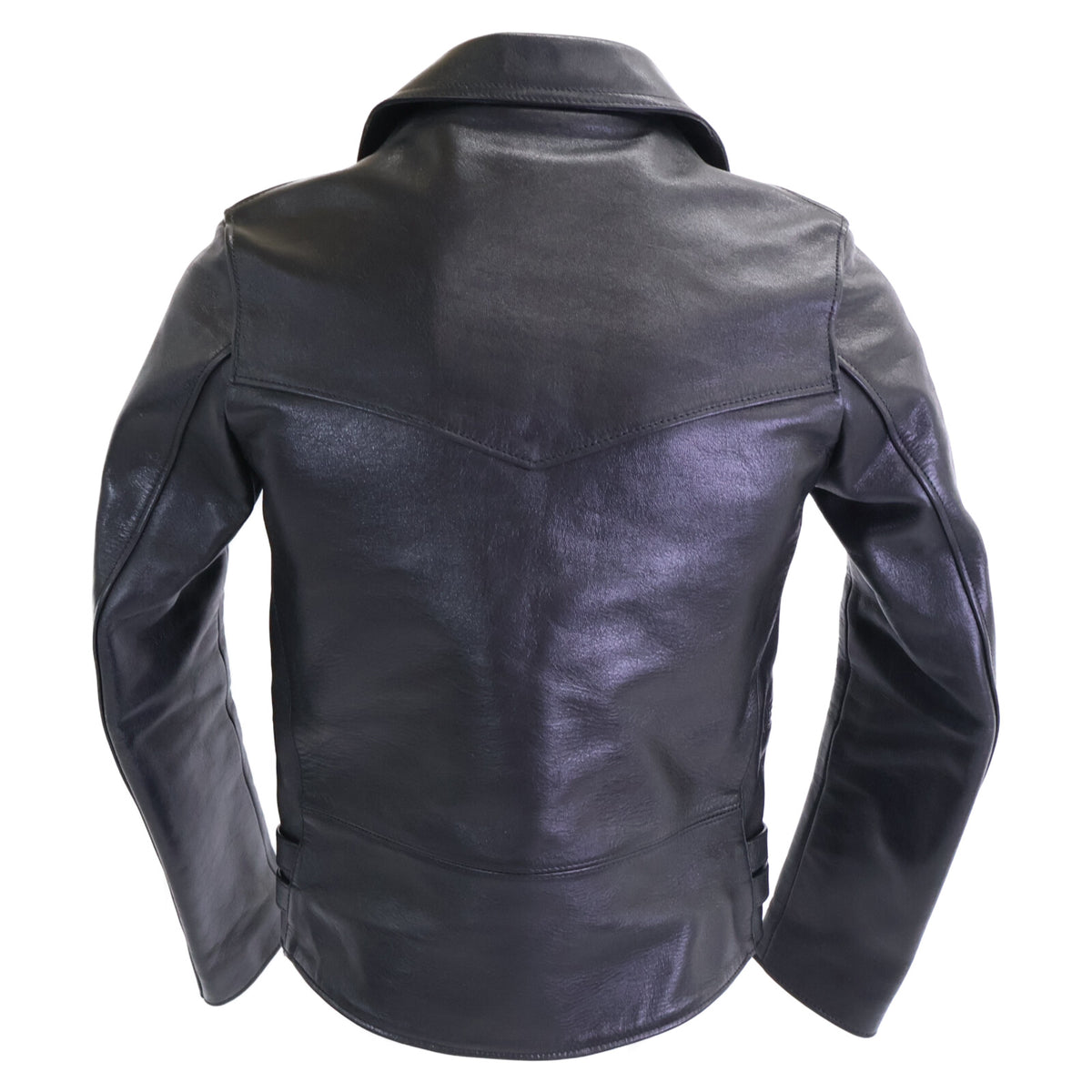 ADDICT CLOTHES AD-02 Horsehide Double Jacket Black Size 34