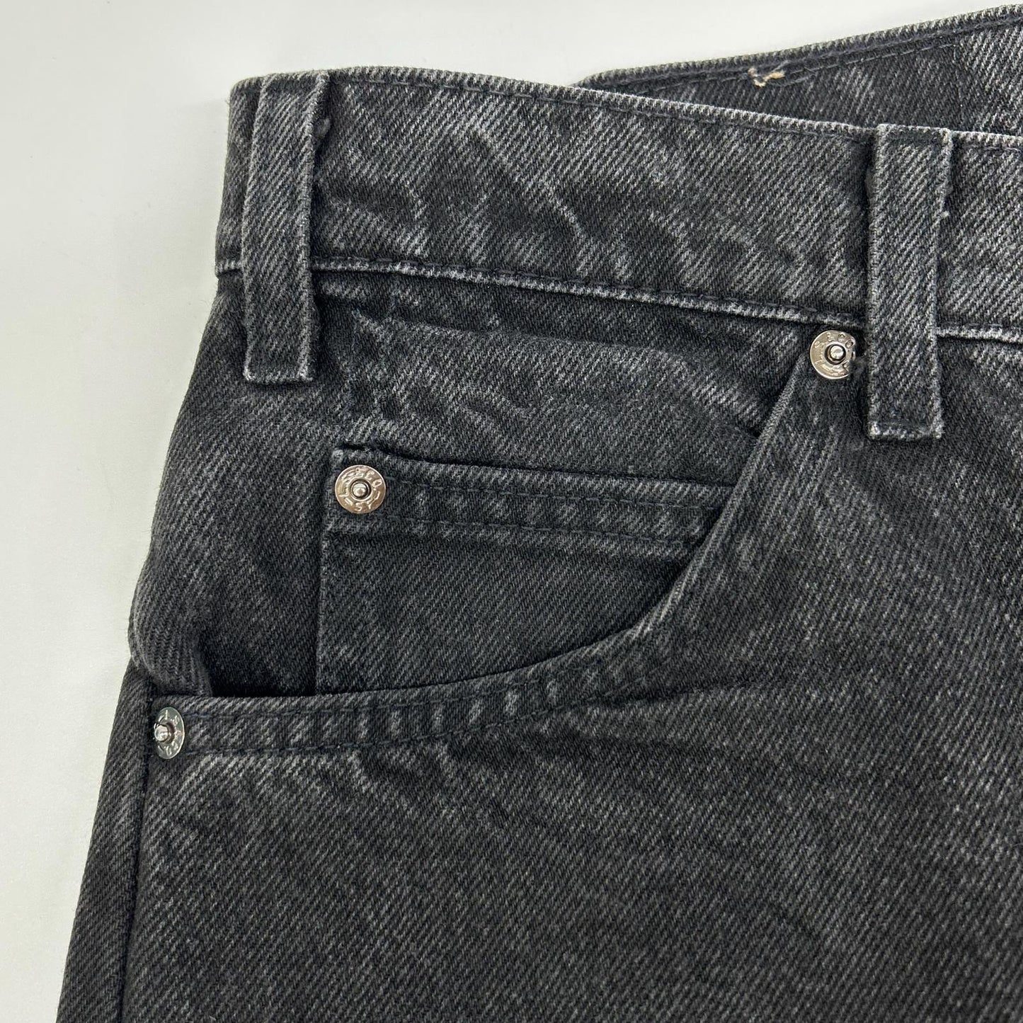 LEVI'S 90s Sulphur Black Tab 505 Zip Fly Jeans Size 32×34
