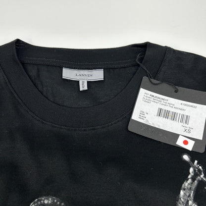 LANVIN Black The Refinery Crewneck S/S T-Shirt Size XS