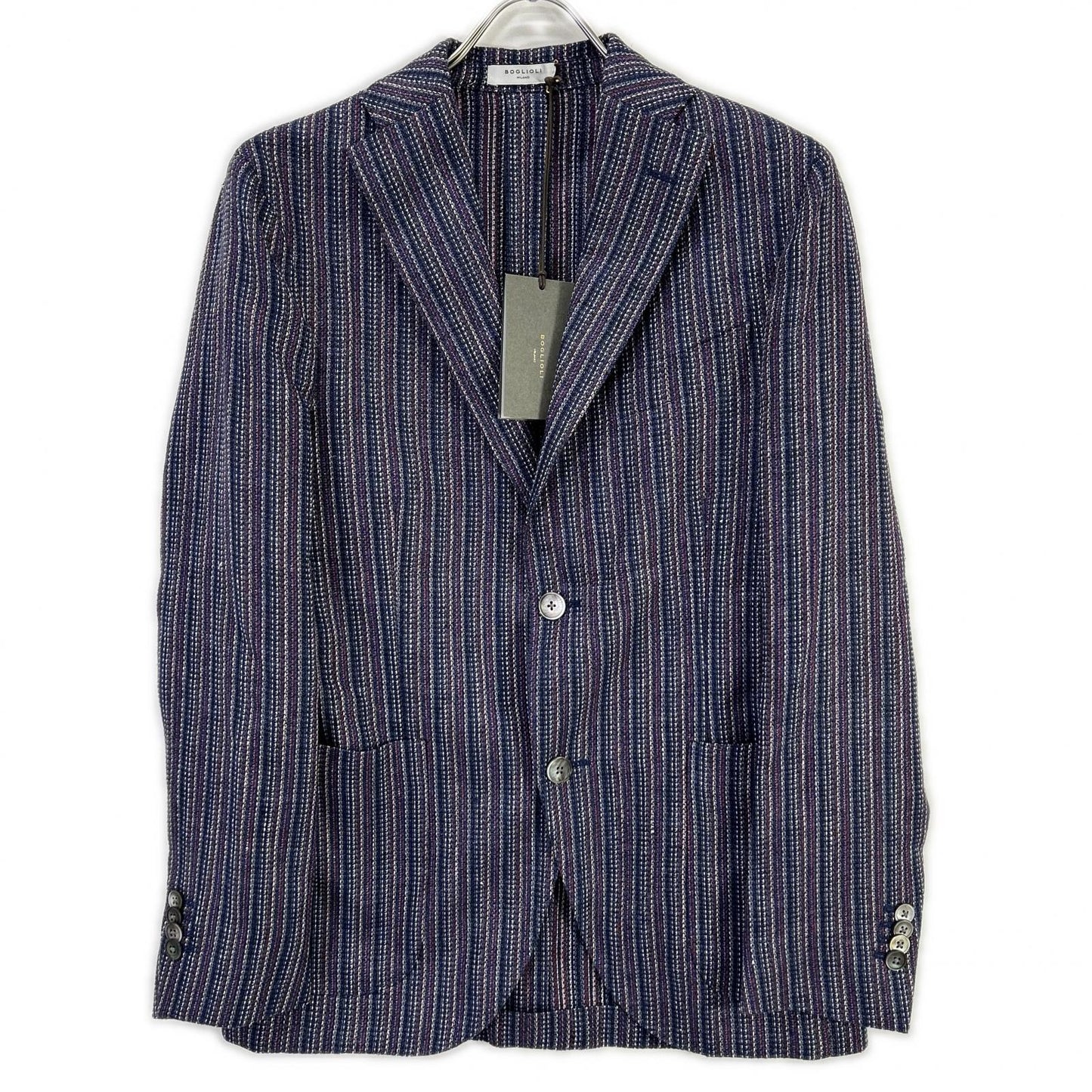 BOGLIOLI Multi-Color 2B Side Vent Tailored Blazer Size 44