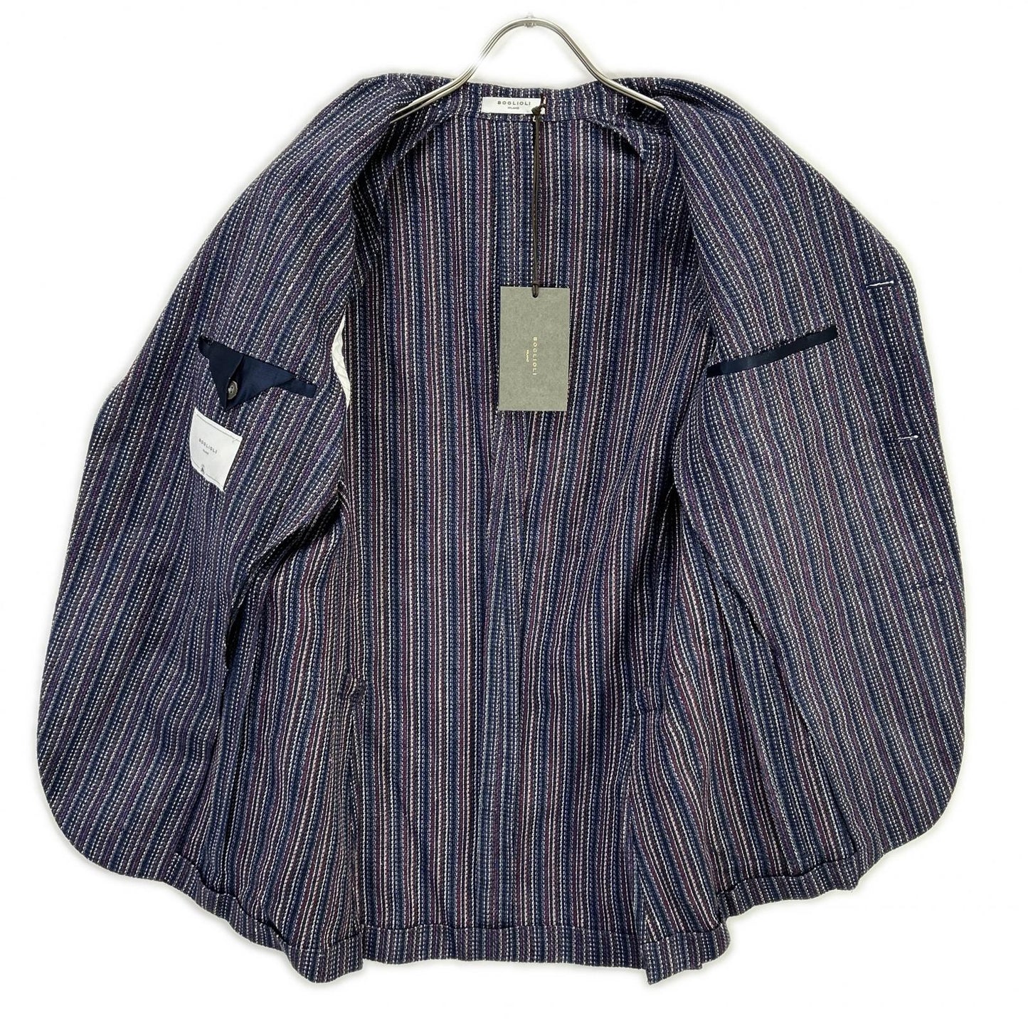 BOGLIOLI Multi-Color 2B Side Vent Tailored Blazer Size 44