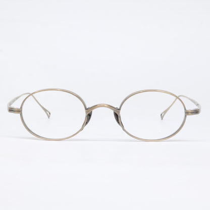 KameManNen KMN9918 AG Titanium Oval Eyewear Size 45x22-145