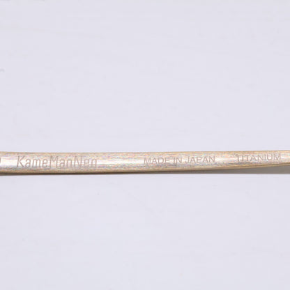 KameManNen KMN9918 AG Titanium Oval Gold Size 45x22-145