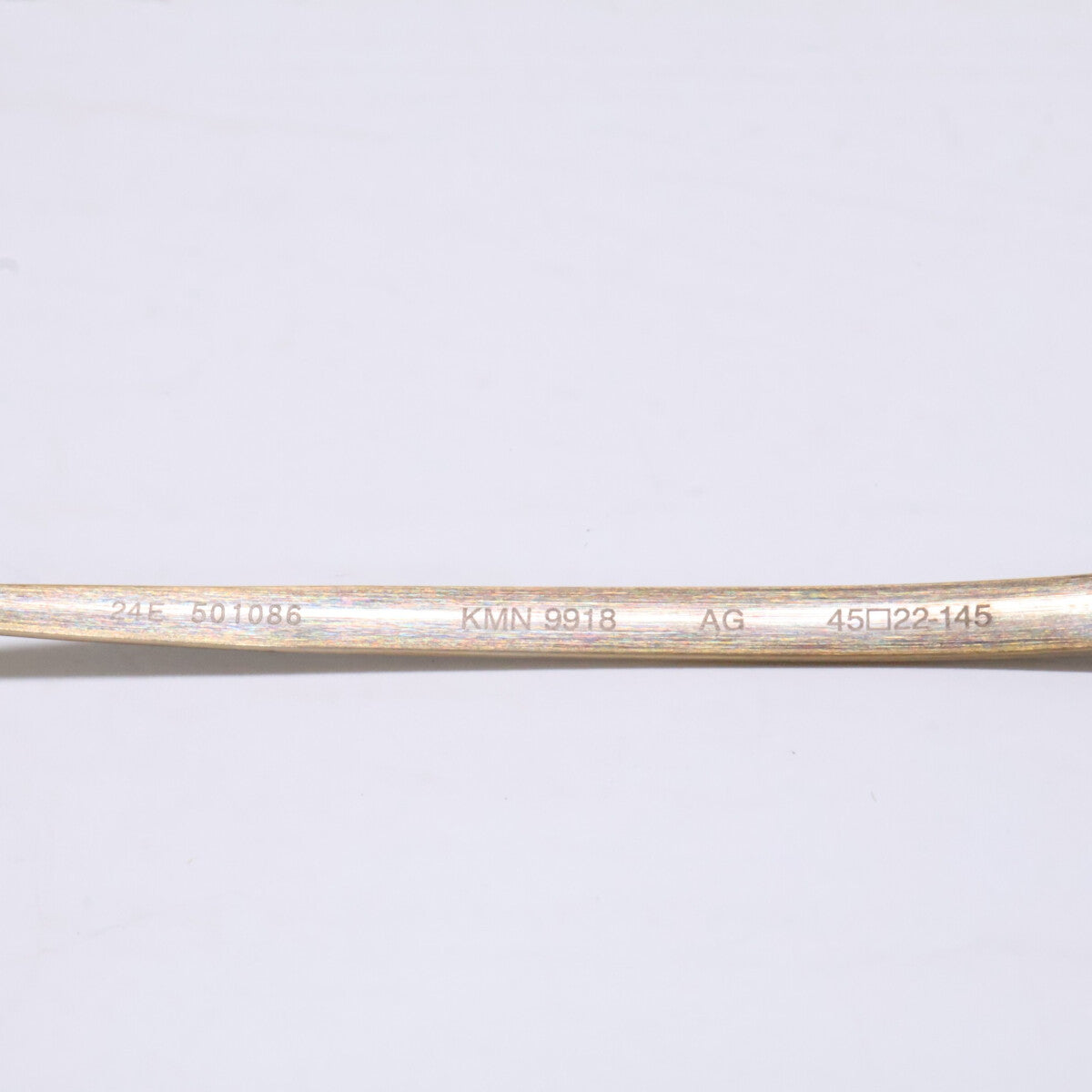 KameManNen KMN9918 AG Titanium Oval Gold Size 45x22-145