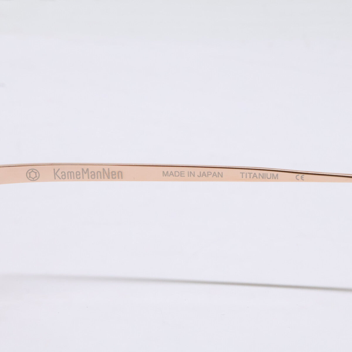KameManNen KMN9918 Rose Gold Oval Glasses Size 48x22-145