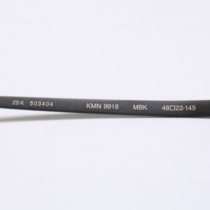 KameManNen KMN9918 MBK Titanium Oval Eyewear Size 48x22-145