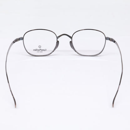 KameManNen KMN114 Brown Square Glasses Size 48x22-145