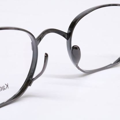 KameManNen KMN114 Brown Square Glasses Size 48x22-145