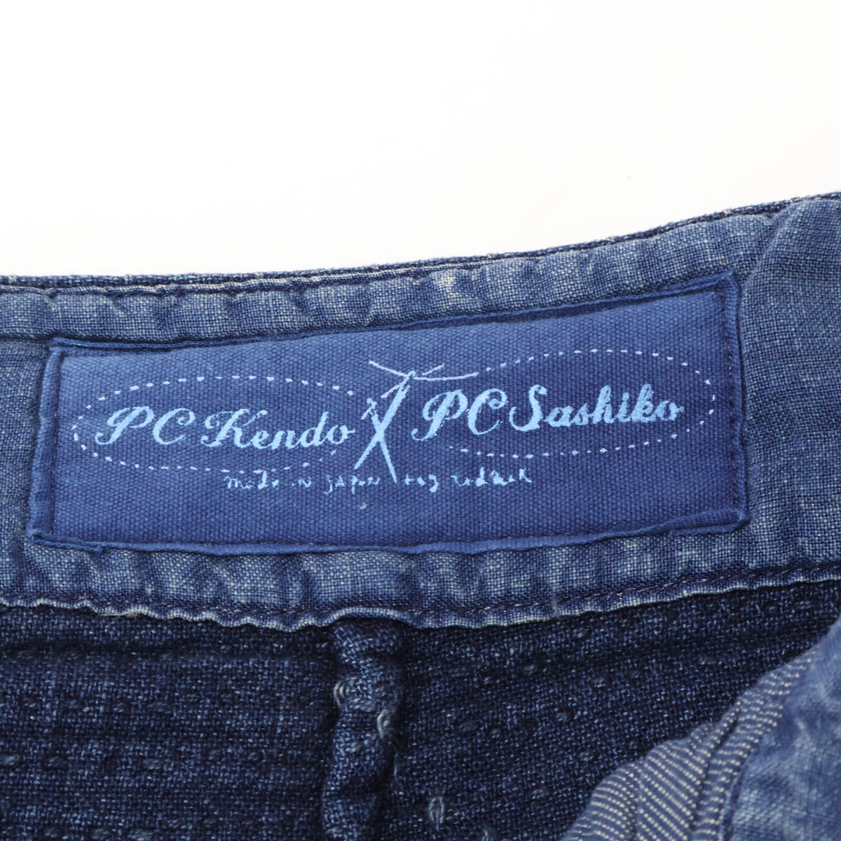Porter Classic SASHIKO KENDO Tapered Pants Indigo Size M